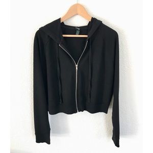 3/$15 Black cropped jacket